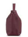 Бордовая сумка мешок Polina. Вид 3 миниатюра.