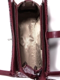 Бордовая сумка классическая Tosoco. Вид 6 миниатюра.