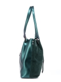 Зелёная сумка классическая Angelo Bianco. Вид 3 миниатюра.