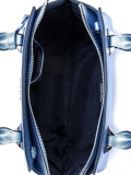 Голубая сумка классическая Cromia. Вид 5 миниатюра.