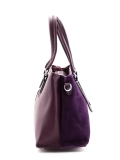 Фиолетовая сумка классическая Fabbiano. Вид 3 миниатюра.