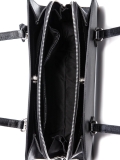 Чёрная сумка классическая Cromia. Вид 5 миниатюра.