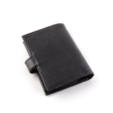 Чёрный бумажник Karya. Вид 2 миниатюра.