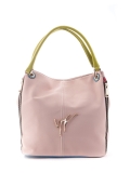 Розовая сумка мешок Fabbiano. Вид 1 миниатюра.