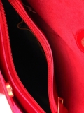 Красная сумка планшет Valensiy. Вид 5 миниатюра.