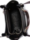 Чёрная сумка классическая Angelo Bianco. Вид 5 миниатюра.