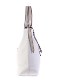 Белая сумка мешок Polina. Вид 2 миниатюра.