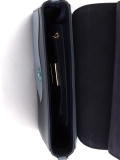 Голубая сумка планшет Cromia. Вид 6 миниатюра.