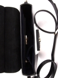 Чёрная сумка планшет Cromia. Вид 6 миниатюра.