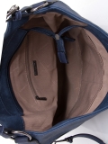 Синяя сумка мешок David Jones. Вид 5 миниатюра.