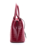 Красная сумка классическая Polina. Вид 3 миниатюра.