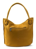 Жёлтая сумка мешок Fabbiano. Вид 3 миниатюра.