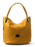 Жёлтая сумка мешок Fabbiano. Вид 1 миниатюра.