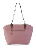 Розовая сумка классическая Polina. Вид 3 миниатюра.