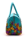 Голубая сумка классическая Cromia. Вид 4 миниатюра.