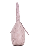 Розовая сумка мешок David Jones. Вид 3 миниатюра.