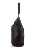 Чёрная сумка мешок Gianni Chiarini. Вид 3 миниатюра.
