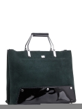 Зелёная сумка классическая Fabbiano. Вид 2 миниатюра.