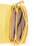 Жёлтая сумка планшет David Jones. Вид 2 миниатюра.