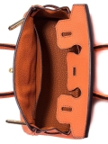 Оранжевая сумка классическая Angelo Bianco. Вид 5 миниатюра.