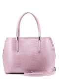 Розовая сумка классическая Domenica. Вид 4 миниатюра.
