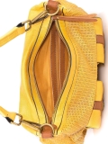 Жёлтая сумка мешок Domenica. Вид 5 миниатюра.