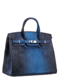 Синяя сумка классическая Angelo Bianco. Вид 2 миниатюра.