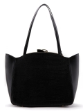 Чёрная сумка классическая Cromia. Вид 5 миниатюра.