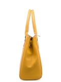 Жёлтая сумка классическая David Jones. Вид 3 миниатюра.