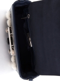 Синяя сумка планшет Cromia. Вид 6 миниатюра.