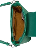 Зелёная сумка планшет David Jones. Вид 5 миниатюра.