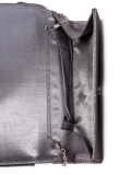 Серебряная сумка планшет Domenica. Вид 5 миниатюра.