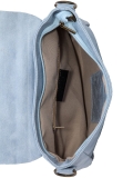 Голубая сумка планшет Angelo Bianco. Вид 5 миниатюра.