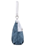 Голубая сумка мешок S.Lavia. Вид 3 миниатюра.