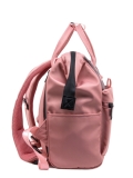 Розовый рюкзак Angelo Bianco. Вид 3 миниатюра.