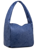 Синяя сумка мешок S.Lavia. Вид 2 миниатюра.