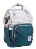 Зелёный рюкзак Angelo Bianco. Вид 2 миниатюра.