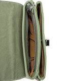 Зелёная сумка планшет David Jones. Вид 5 миниатюра.