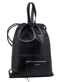 Чёрный рюкзак Tesorini. Вид 2 миниатюра.