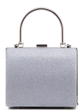 Серебряная сумка планшет Domenica. Вид 4 миниатюра.