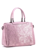 Розовая сумка классическая Richezza. Вид 2 миниатюра.