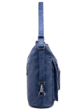 Синяя сумка мешок S.Lavia. Вид 3 миниатюра.