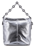 Серебряная сумка мешок Fabbiano. Вид 1 миниатюра.