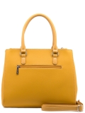 Жёлтая сумка классическая David Jones. Вид 4 миниатюра.