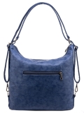 Синяя сумка мешок S.Lavia. Вид 4 миниатюра.