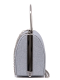 Серебряная сумка планшет Domenica. Вид 3 миниатюра.