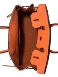 Оранжевая сумка классическая Angelo Bianco. Вид 5 миниатюра.