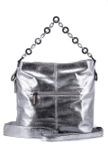 Серебряная сумка мешок Fabbiano. Вид 4 миниатюра.