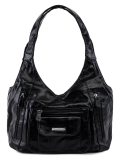 Чёрная сумка классическая Sarsa в категории Женское/Сумки женские/Средние сумки женские. Вид 1