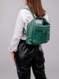 Зелёная сумка мешок S.Lavia. Вид 9 миниатюра.